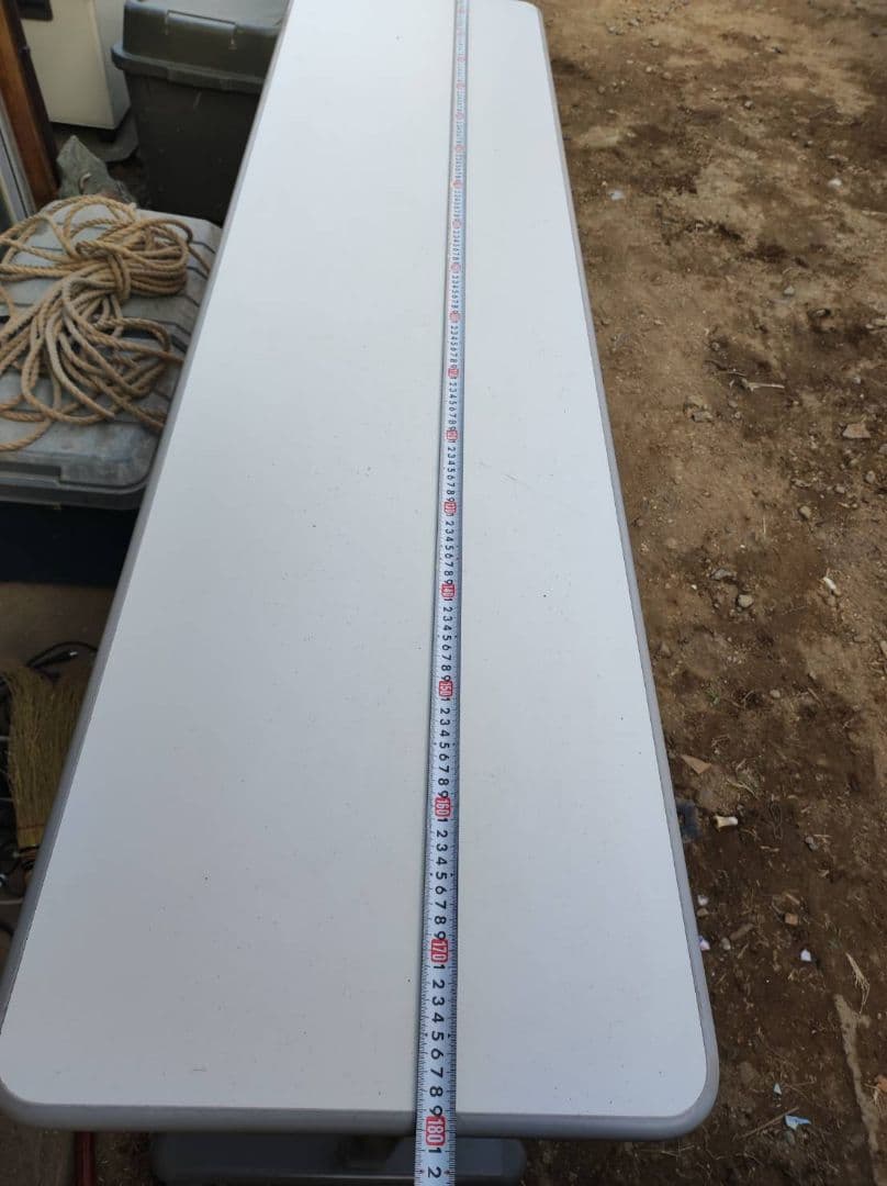 ホワイト長方形会議テーブル