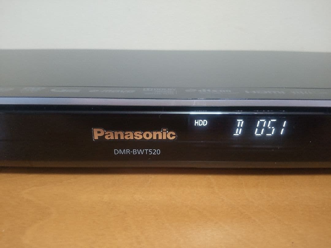 パナソニック　DIGA DMR―BWT520 500GB→2TB プチメンテ済み