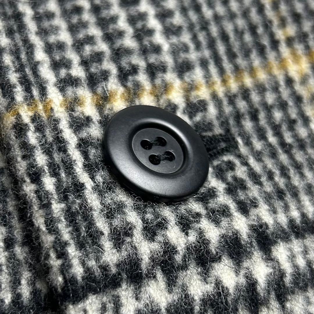 極美品✴︎PINORE/ピノーレ/ダブルボタンショートコート/ピーコート/チェック