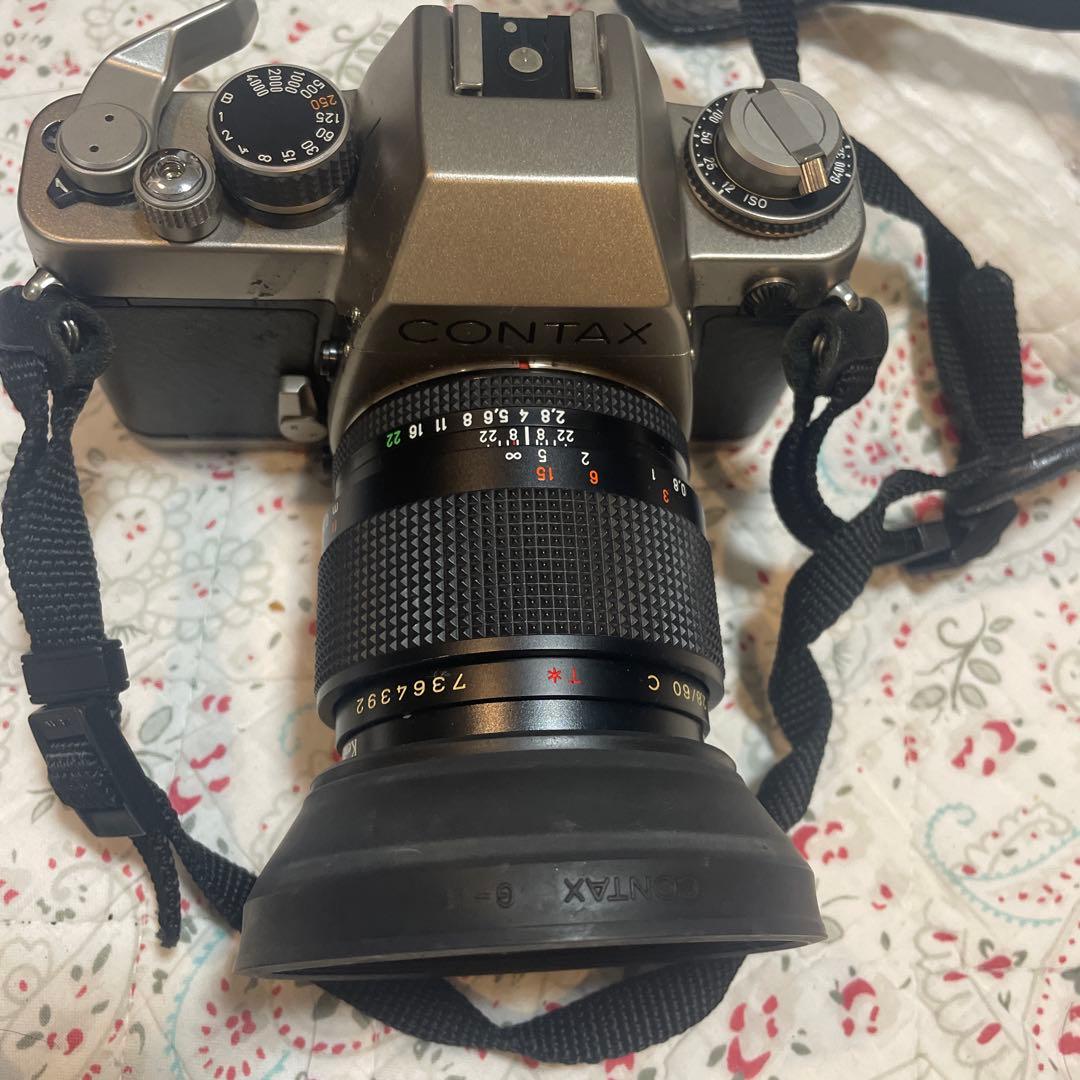 d*9様 CONTAX 一眼レフカメラ レンズキャップ付き