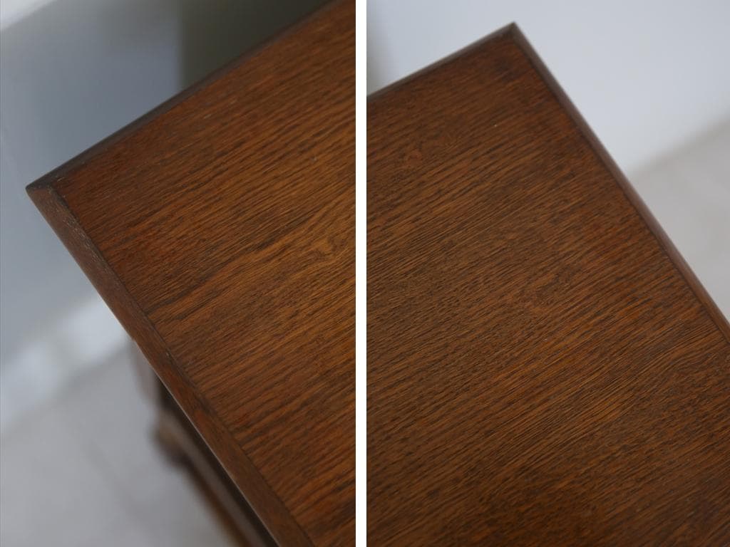 英国アンティーク木製カップボード/キャビネット/キッチン収納/飾り棚92-127