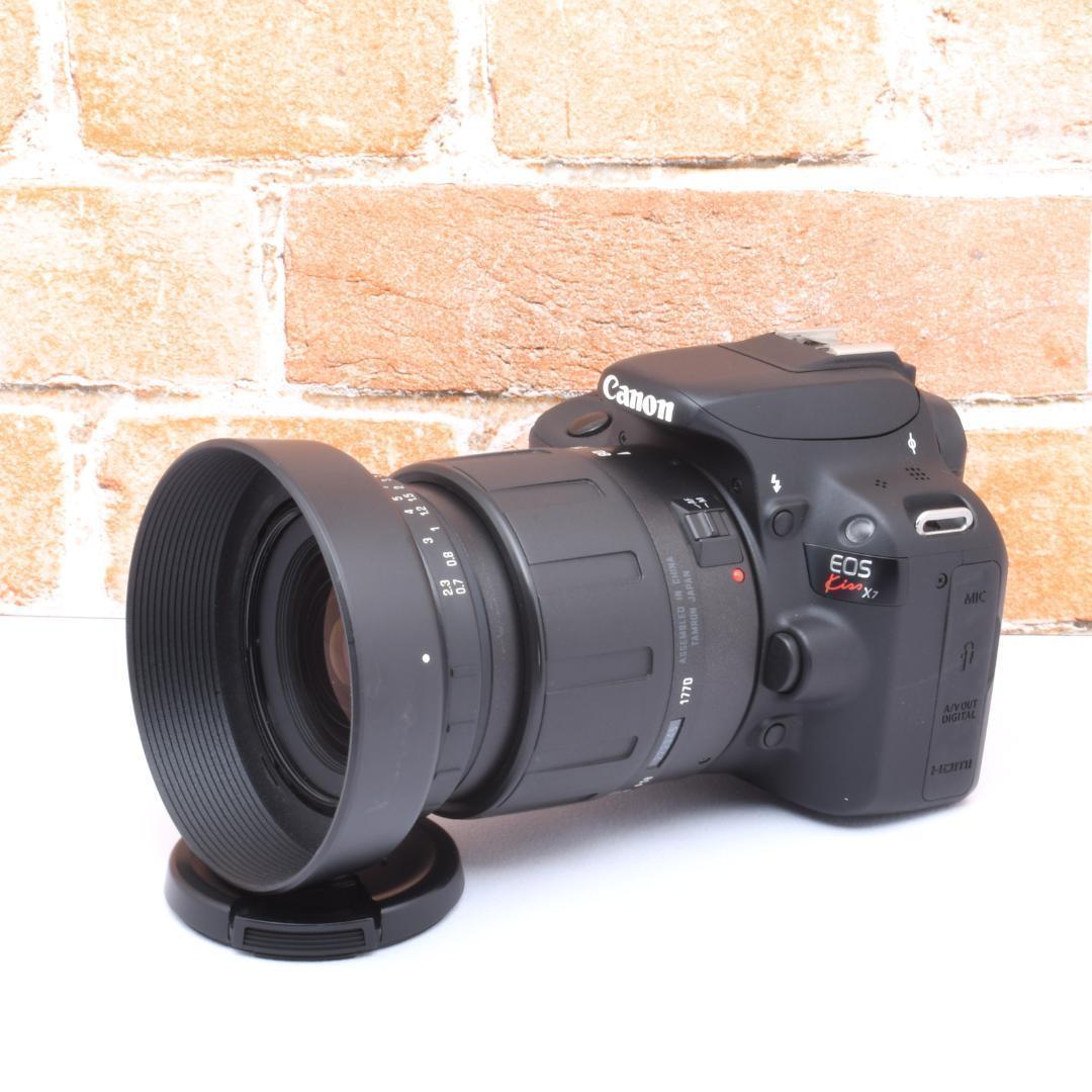 一眼レフ入門✨Canon Kiss X7✨届いた日から使えるセット✨高画質