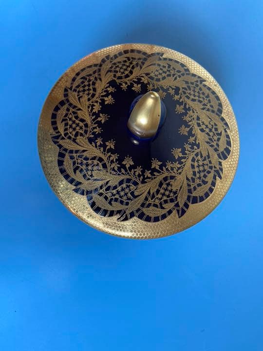 Alka Bavaria Marquise Kobalt ビンテージ　小物入れ