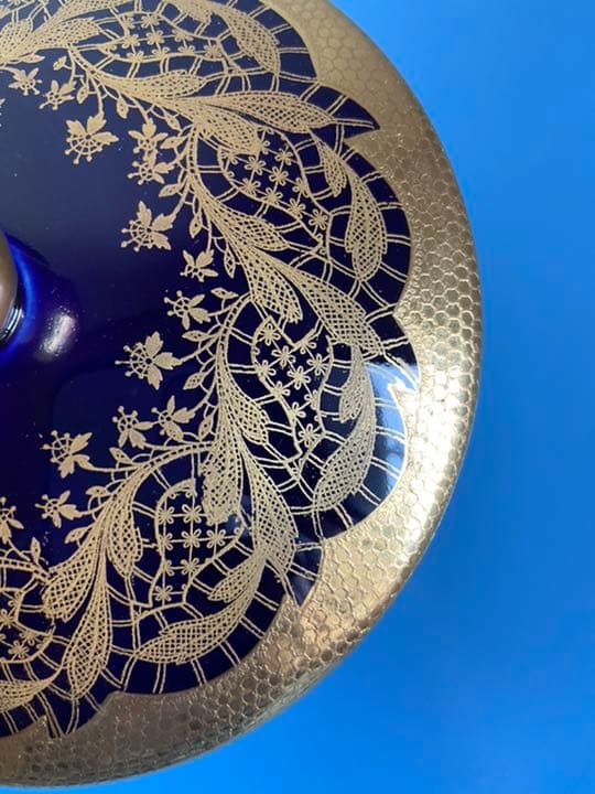 Alka Bavaria Marquise Kobalt ビンテージ　小物入れ