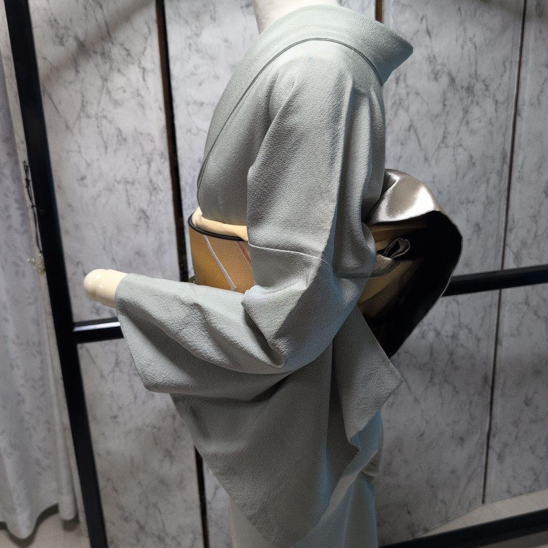 cIoudy 様[坪省平]正絹色留袖京染 本手描友禅本金使用　おしゃれガード落款