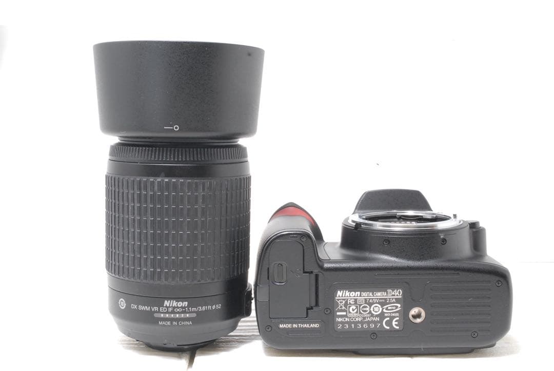 訳あり❤️Nikon D40 望遠レンズセット手ブレ補正付き スマホ転送OK
