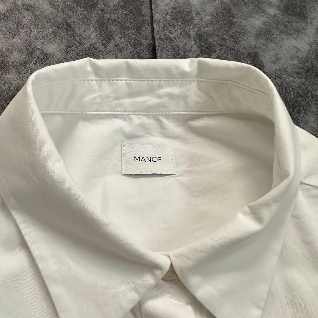 【新品未使用】MANOF 完売品　FRILL CUFF SHIRT　ホワイト