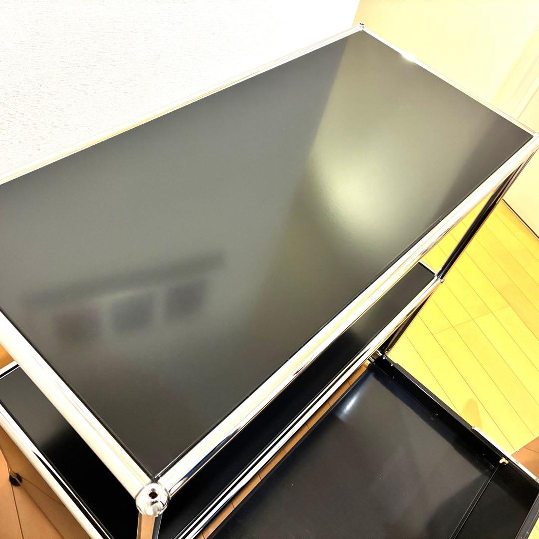 美品/USMハラー/haller/キャビネット/シェルフ/グラファイトブラック