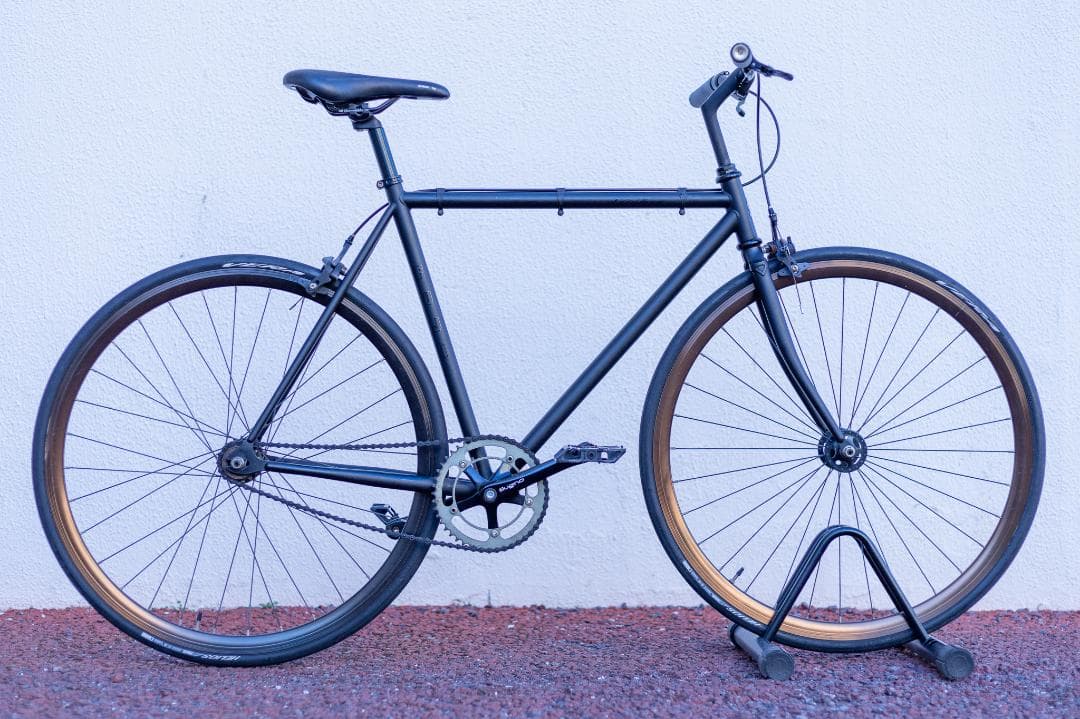 Fuji Feather（ピストバイク）マットブラック　2021年　540mm