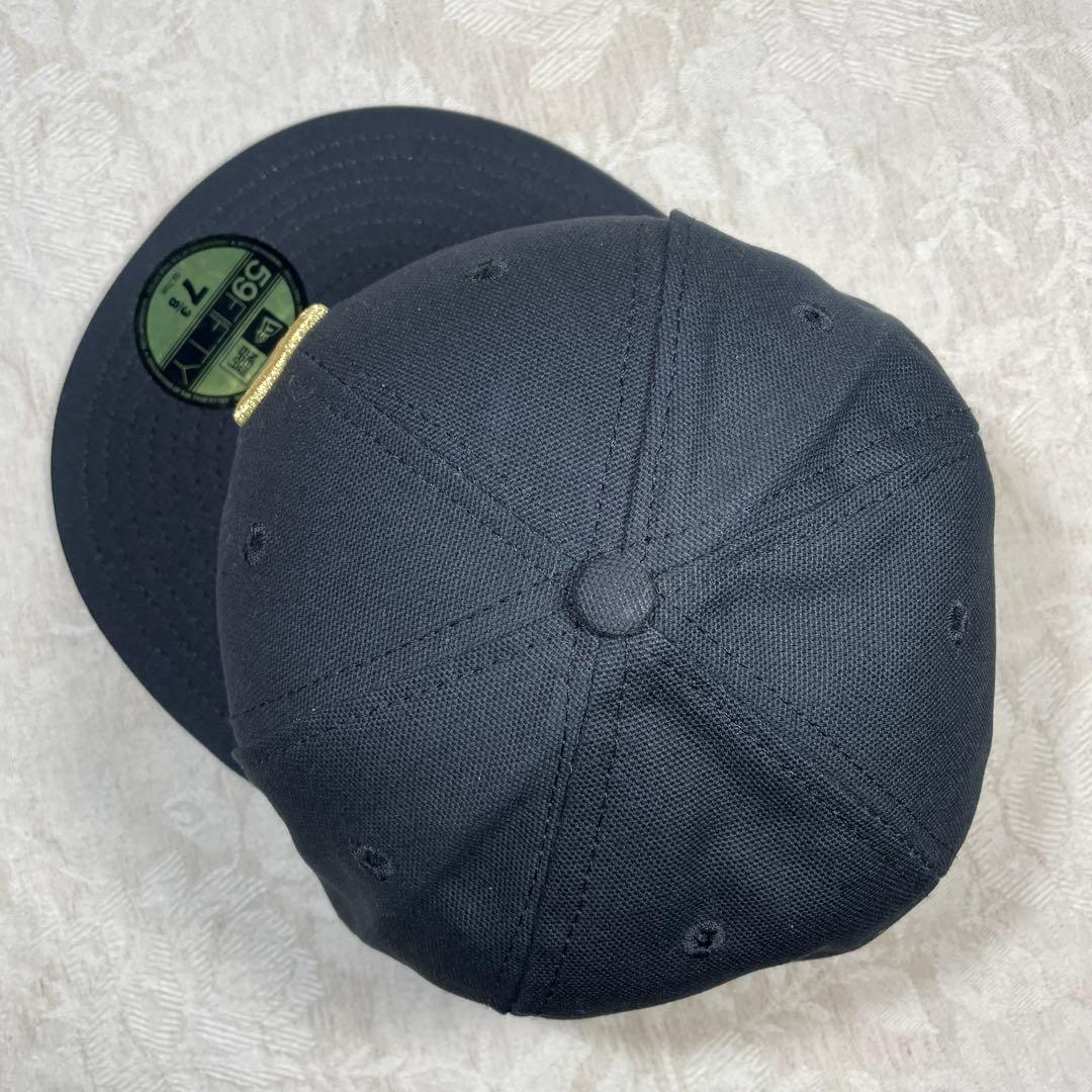 未使用！ 横浜ベイスターズ NEW ERA キャップ 旧ロゴ β ベータ 黒 金