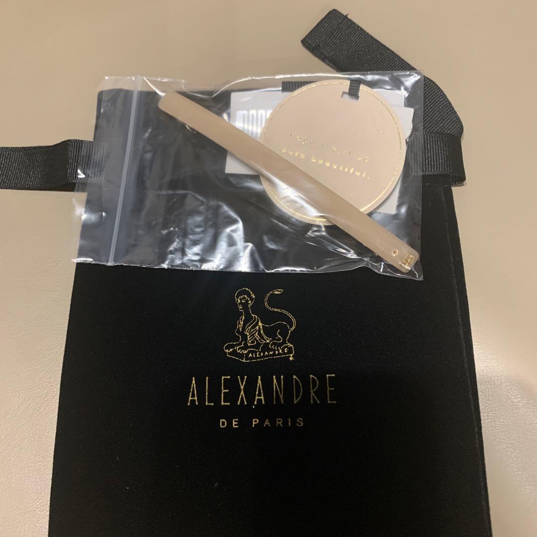 新品♡CELFORD×ALEXANDRE DE PARIS細巾アセテートバレッタ