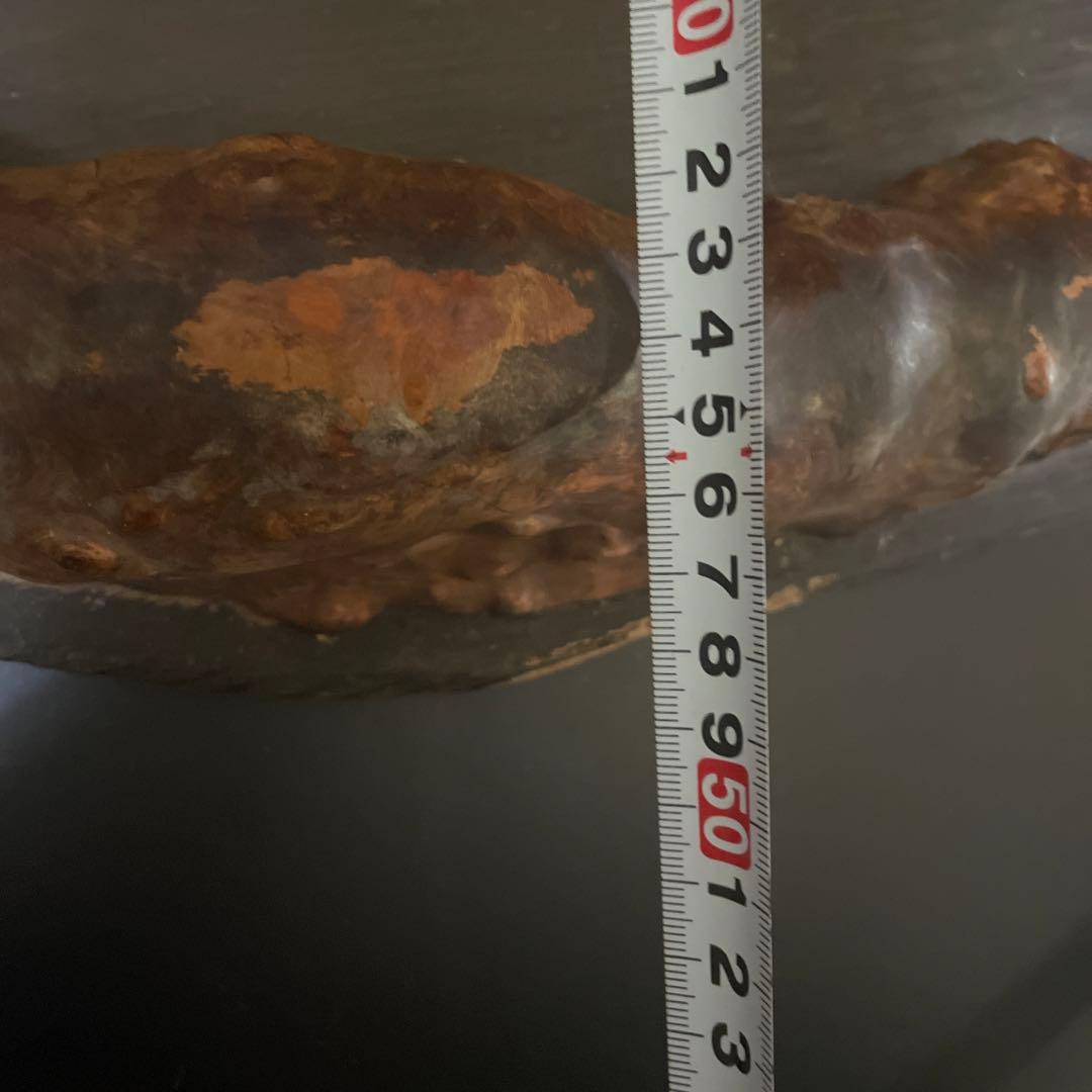 時代　天然杢　特大　くり抜き火鉢