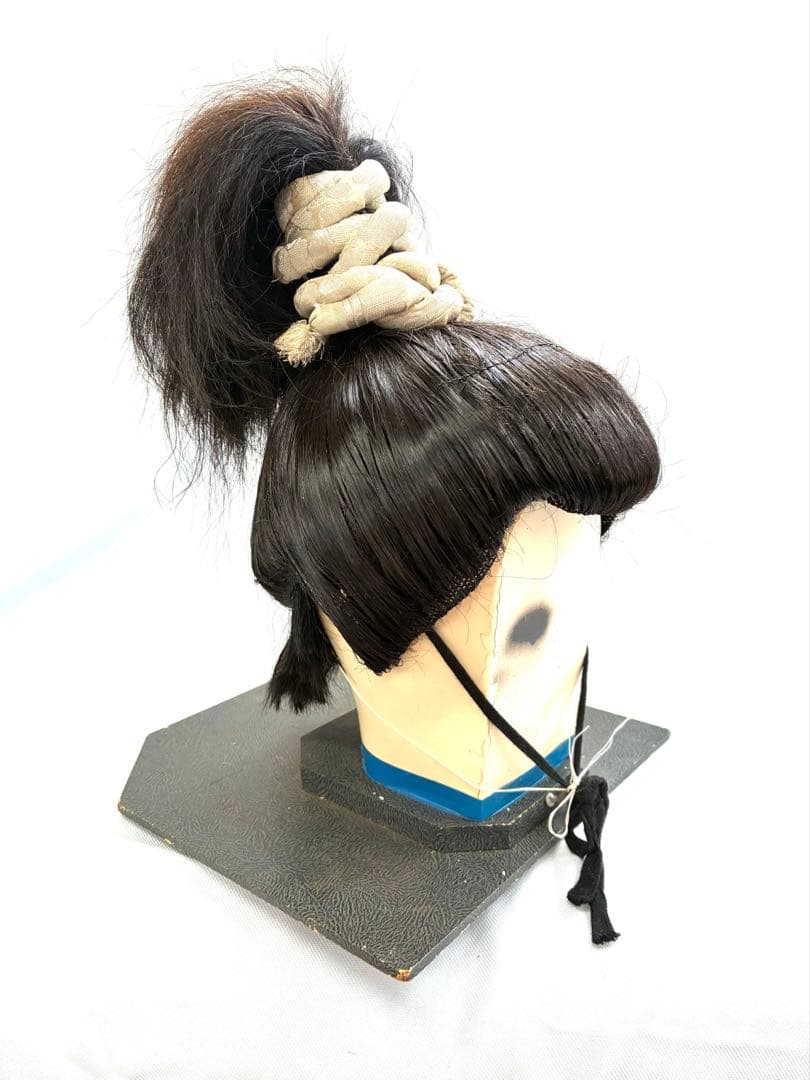 信長、岡守かつら(あみ無しタイプ)中古舞踊かつら、日本髪かつら、大衆演劇かつら