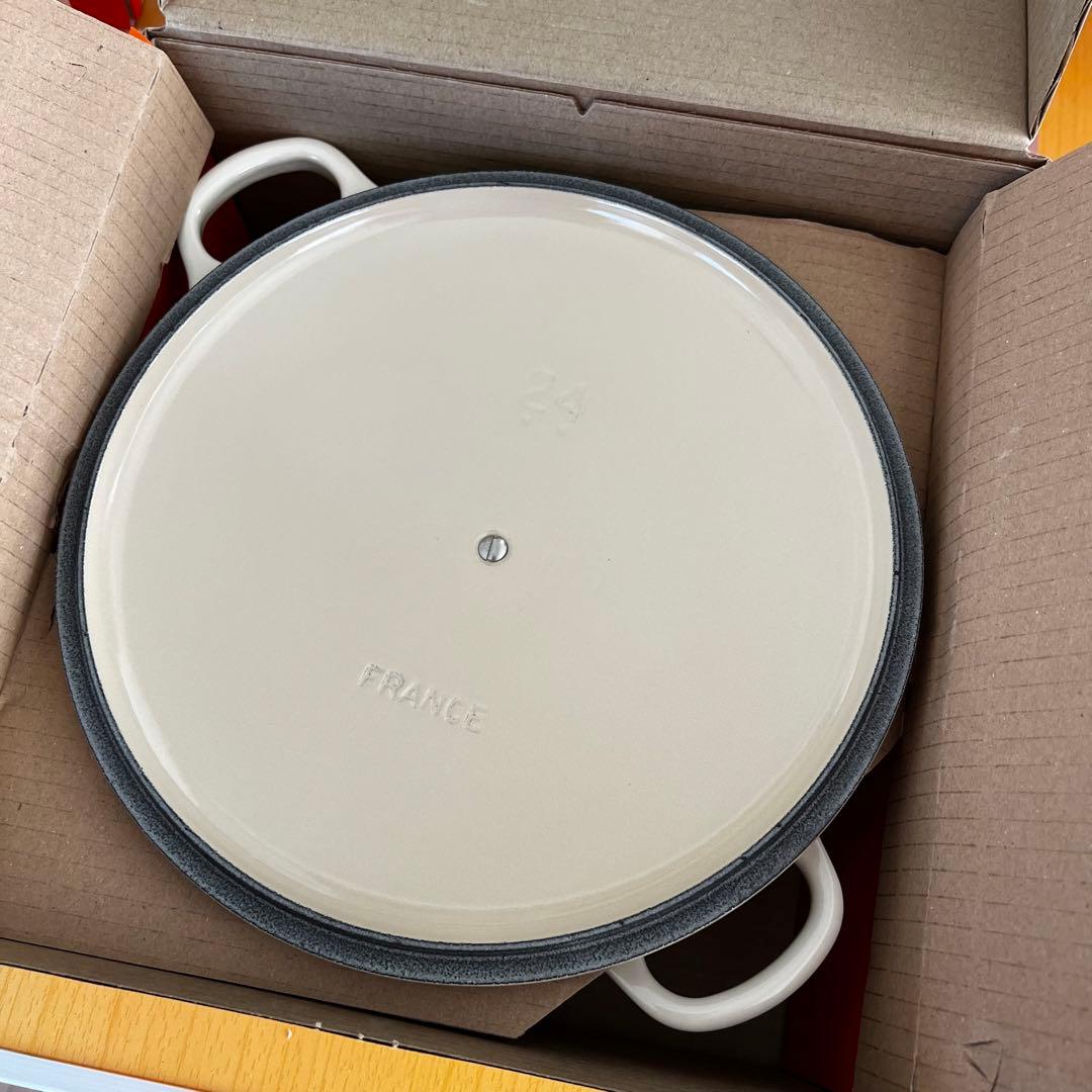 新品⭐️ル・クルーゼ ココットジャポネーズ 24㎝⭐️すき焼きSUKIYAKI
