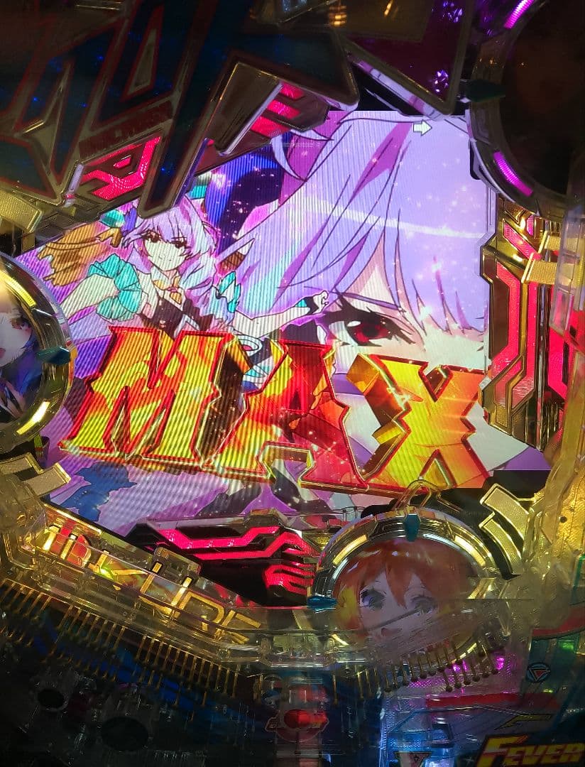 PFマクロスΔ設定付(1/199)＋イクリプスのセル付き パチンコ実機 裏玉循環