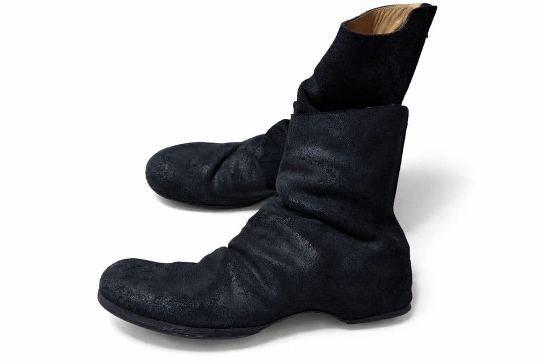 The Viridi-anne バックジップドレープインヒールブーツ 3