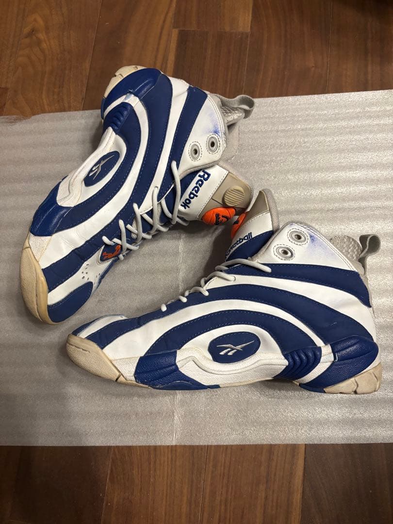 Reebok シャックノーシス ブルー ブラック