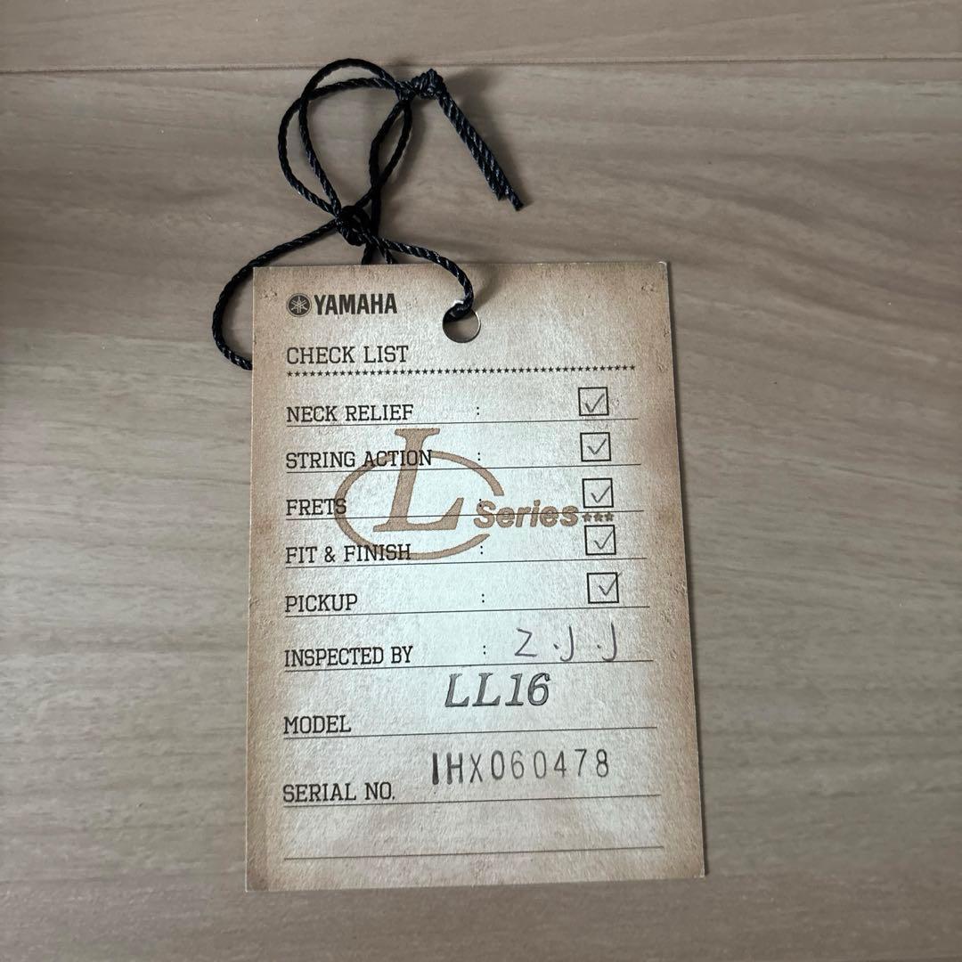 YAMAHA LL16 ARE ヤマハ　アコギ　アコースティックギター