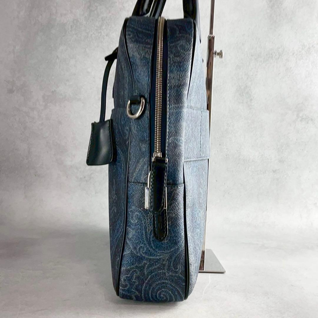 エトロ ペイズリー柄 ブリーフケース ビジネスバッグ 2way A4可