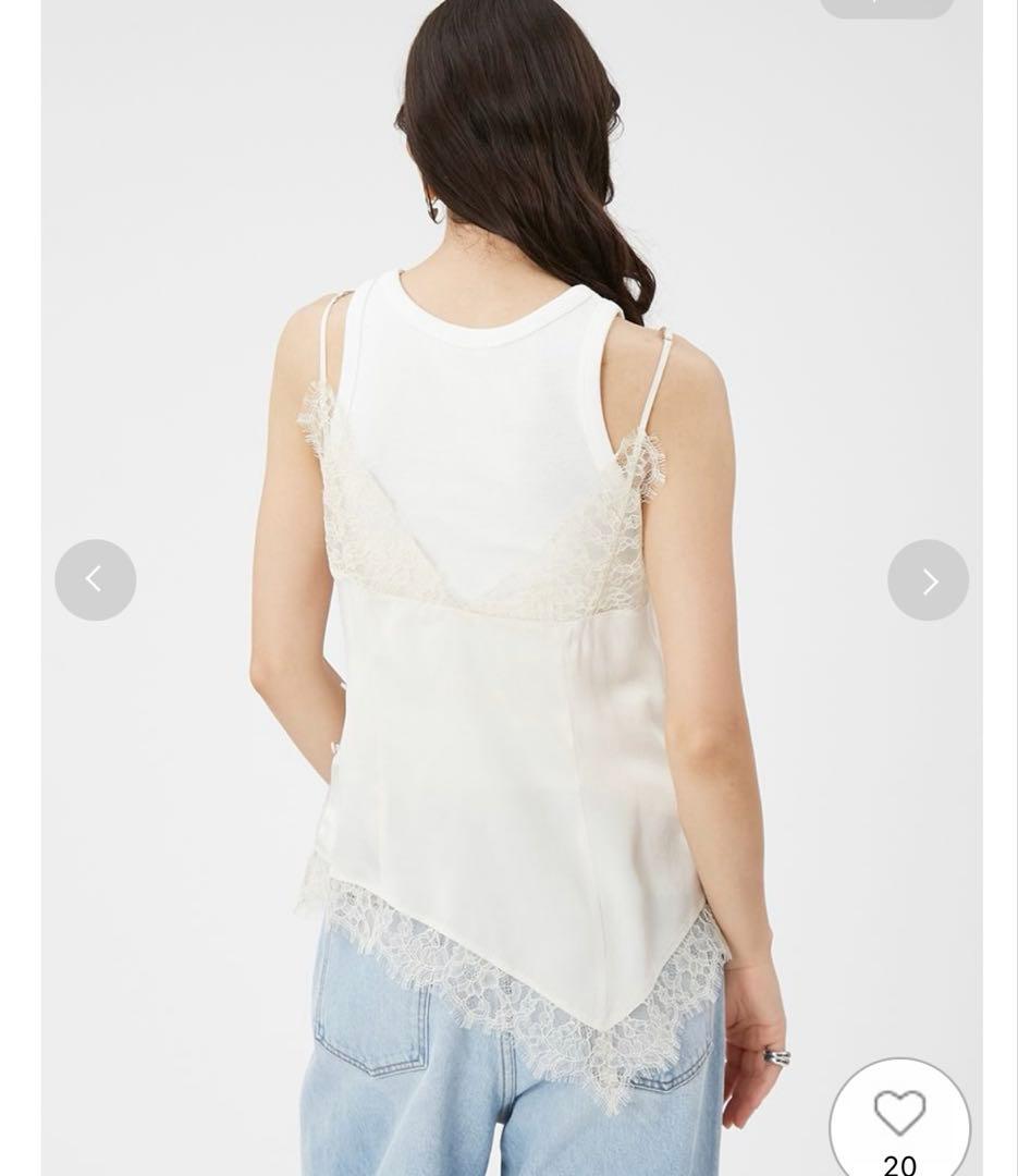 FRAY I.D フレイアイディー　サンドウィッシュシルクキャミ