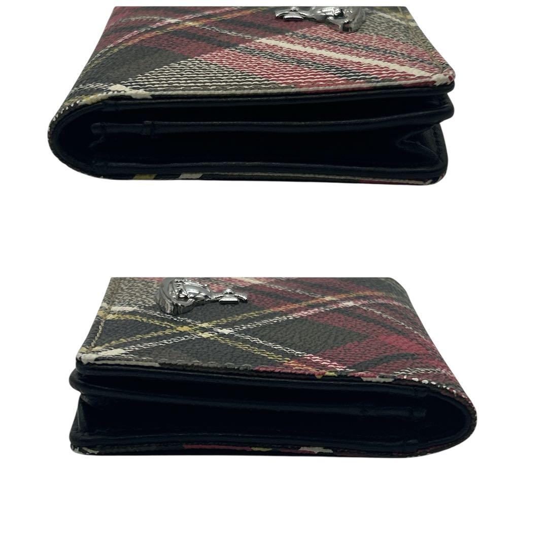 【極美品】ヴィヴィアン カードケース チェック柄 オーブロゴ