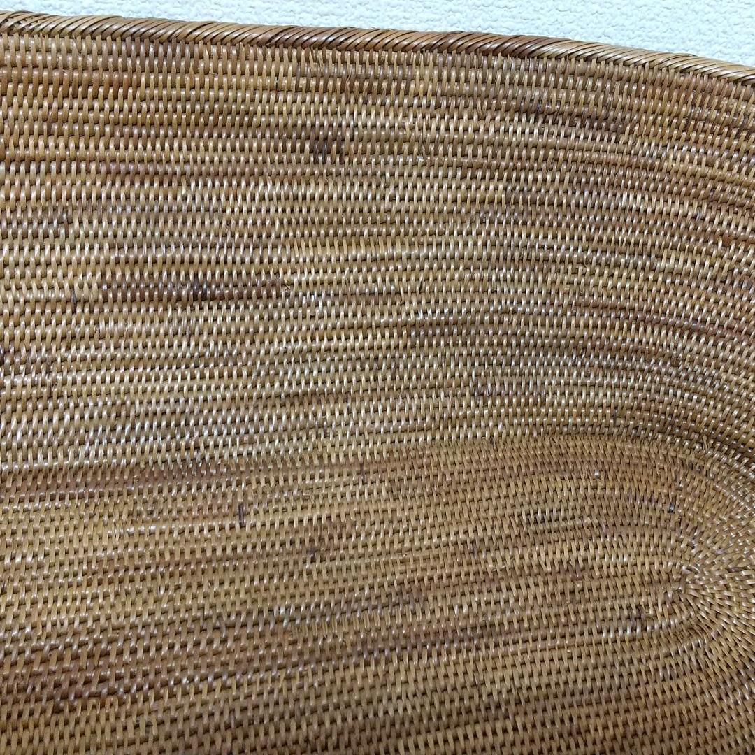 アタ製の楕円特大カゴ