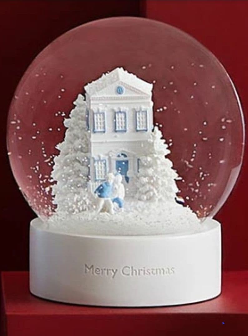 ウエッジウッド クリスマススノードーム 雪景色