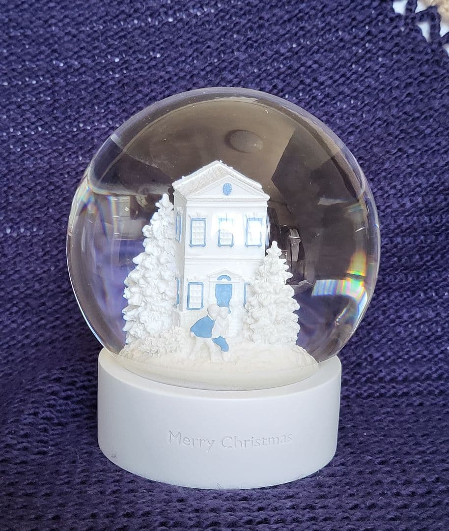 ウエッジウッド クリスマススノードーム 雪景色