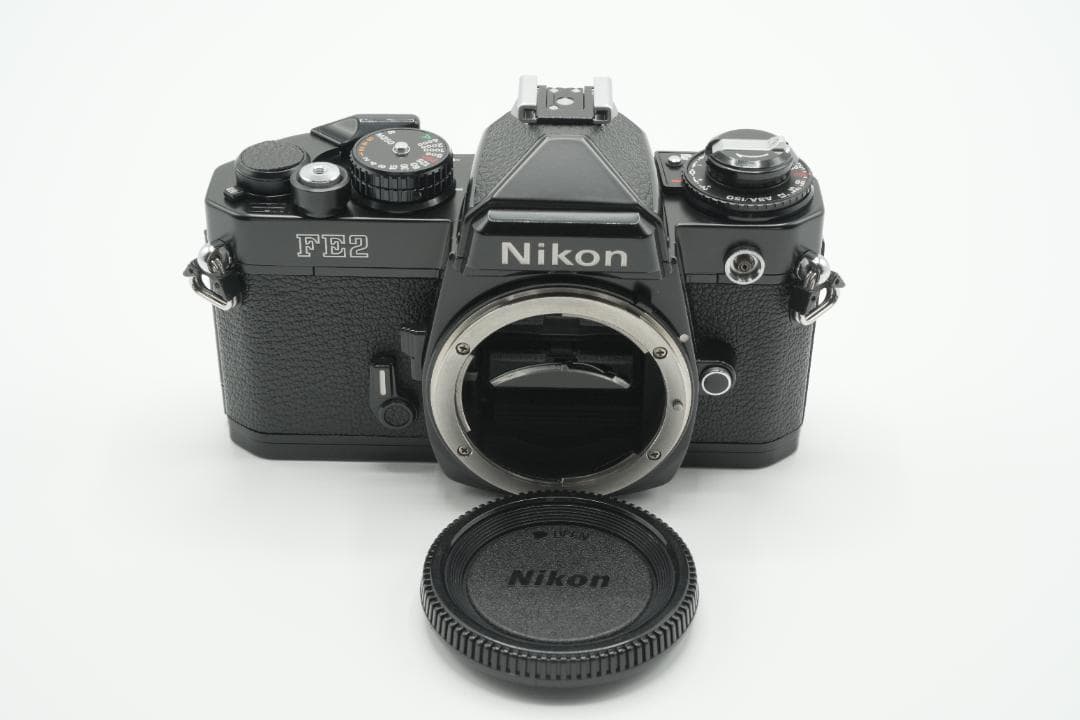 【動作確認済】Nikon FE2 35mmフィルムカメラ ブラック 本体のみ