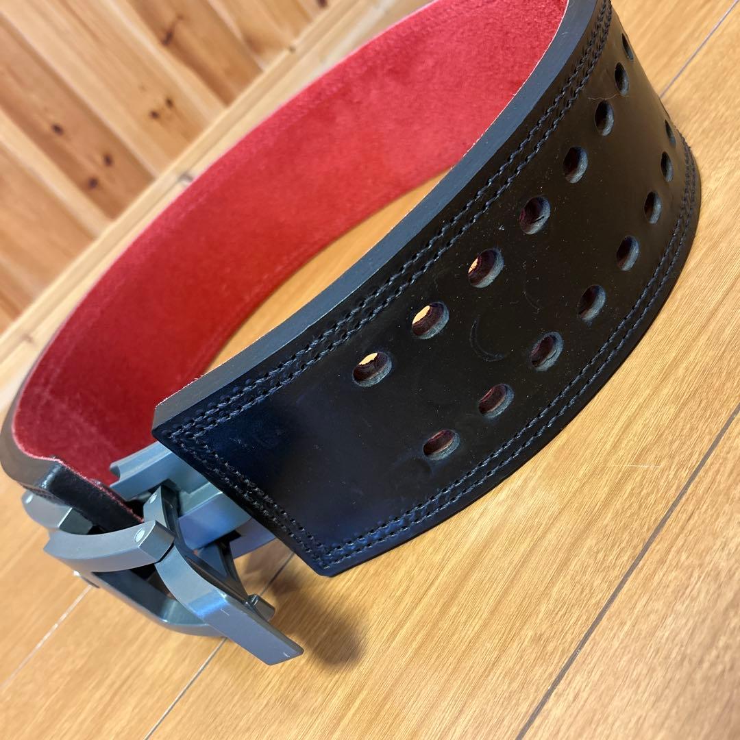 ★超美品！Lサイズ SBD トレーニングパワーベルト 腹圧ベルト 13㎜