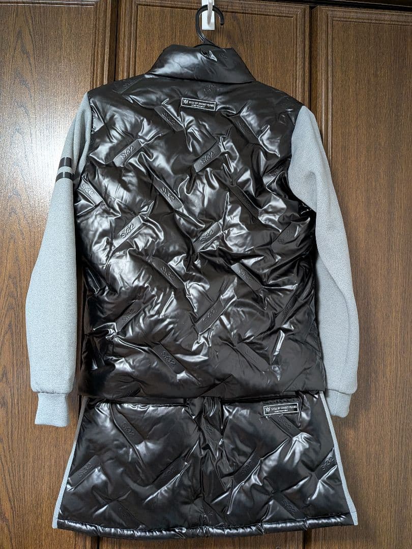 YS32中綿アウター＆スカートセットアップ★新品★保温発熱★定価50,600円