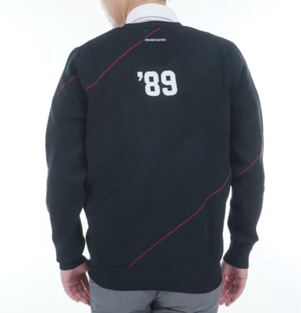 新品未使用　パーリーゲイツ　メンズニット【6】ネイビー