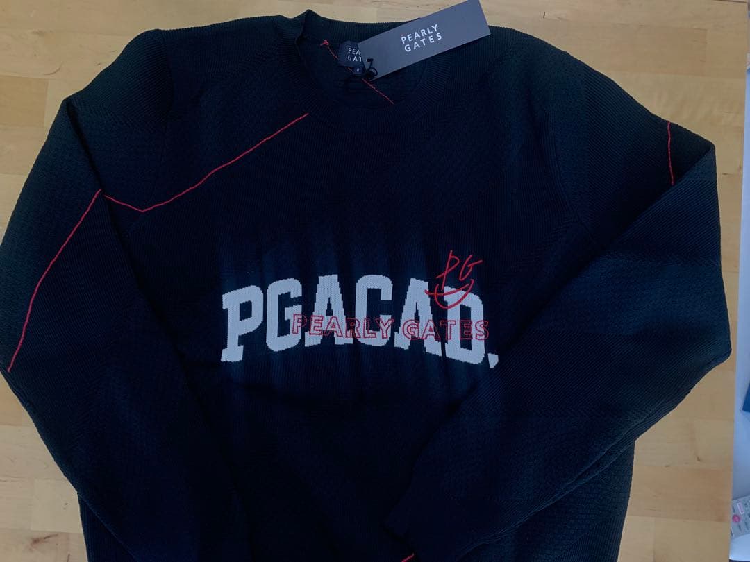 新品未使用　パーリーゲイツ　メンズニット【6】ネイビー