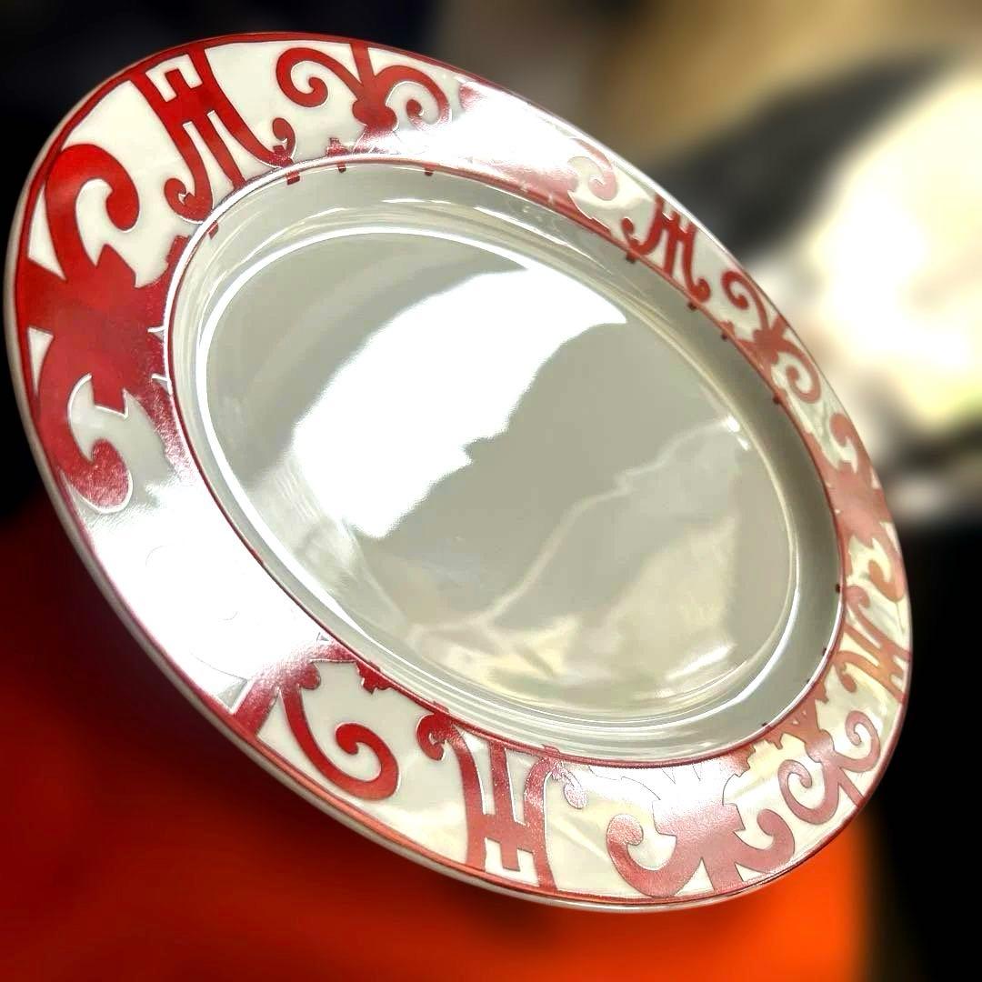 エルメス プレート オーバル　大皿 ガダルキヴィール　レア　37cm