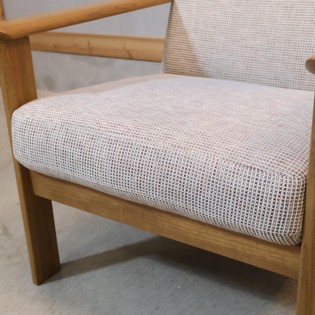 めり カリモク チターノ 1人掛けソファ Ｗ1310 シングルソファ