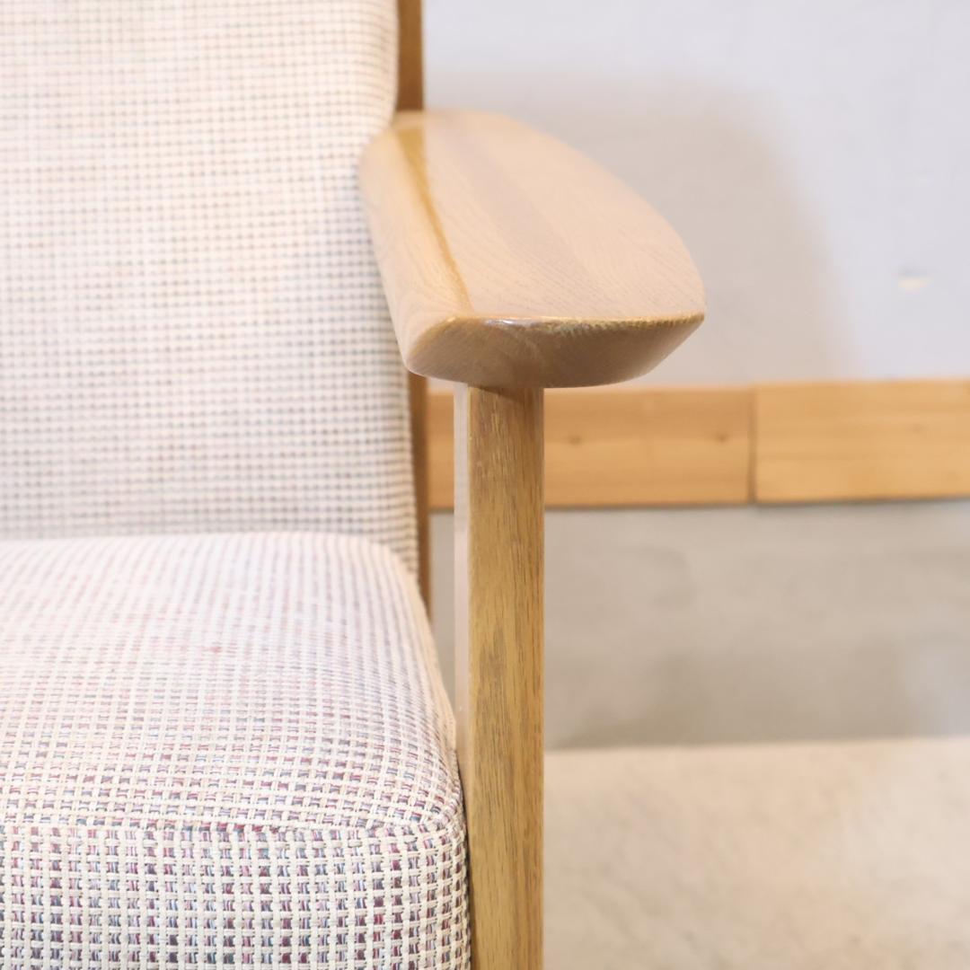 めり カリモク チターノ 1人掛けソファ Ｗ1310 シングルソファ