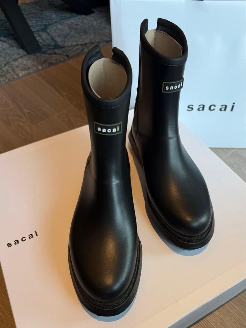 sacai ラバーブーツ M (38-39) 新品未使用