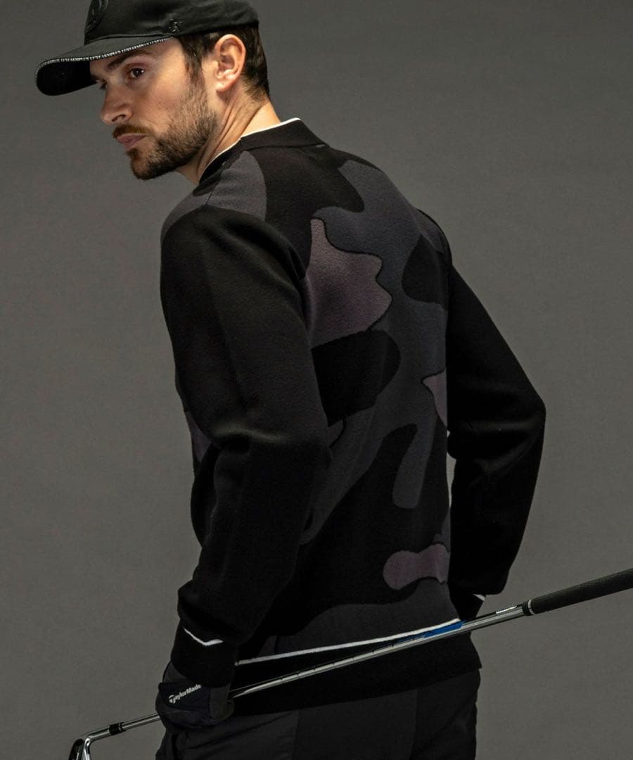 LUXEAKMPLUS カモ長袖ニット XLサイズ 在庫SALE