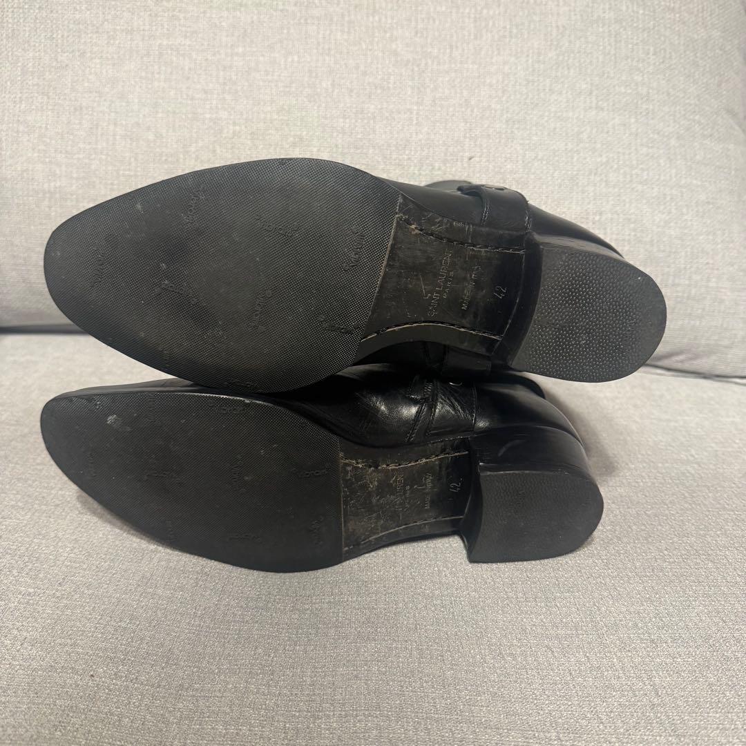 サンローラン ワイアットハーネスブーツ 42 リングブーツ 27