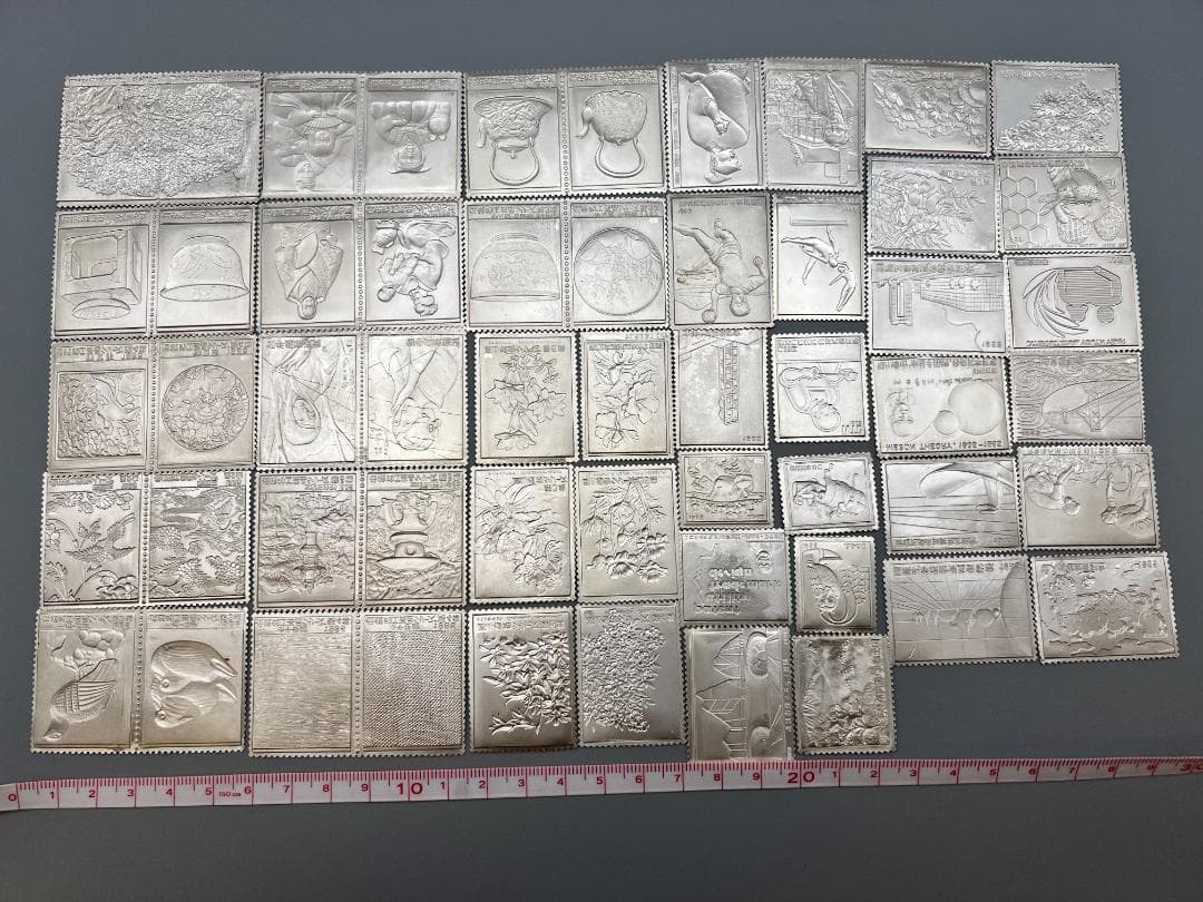 純銀　昭和60年 日本切手特別郵趣 初日カバー 全40シート 2500セット