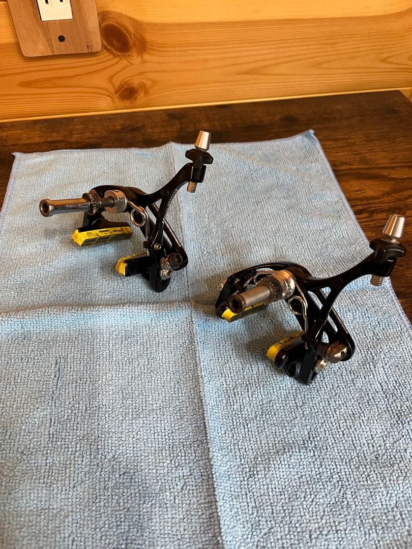 カンパニョーロ　スーパーレコード11速用クランク、前後ディレイラー、前後ブレーキ