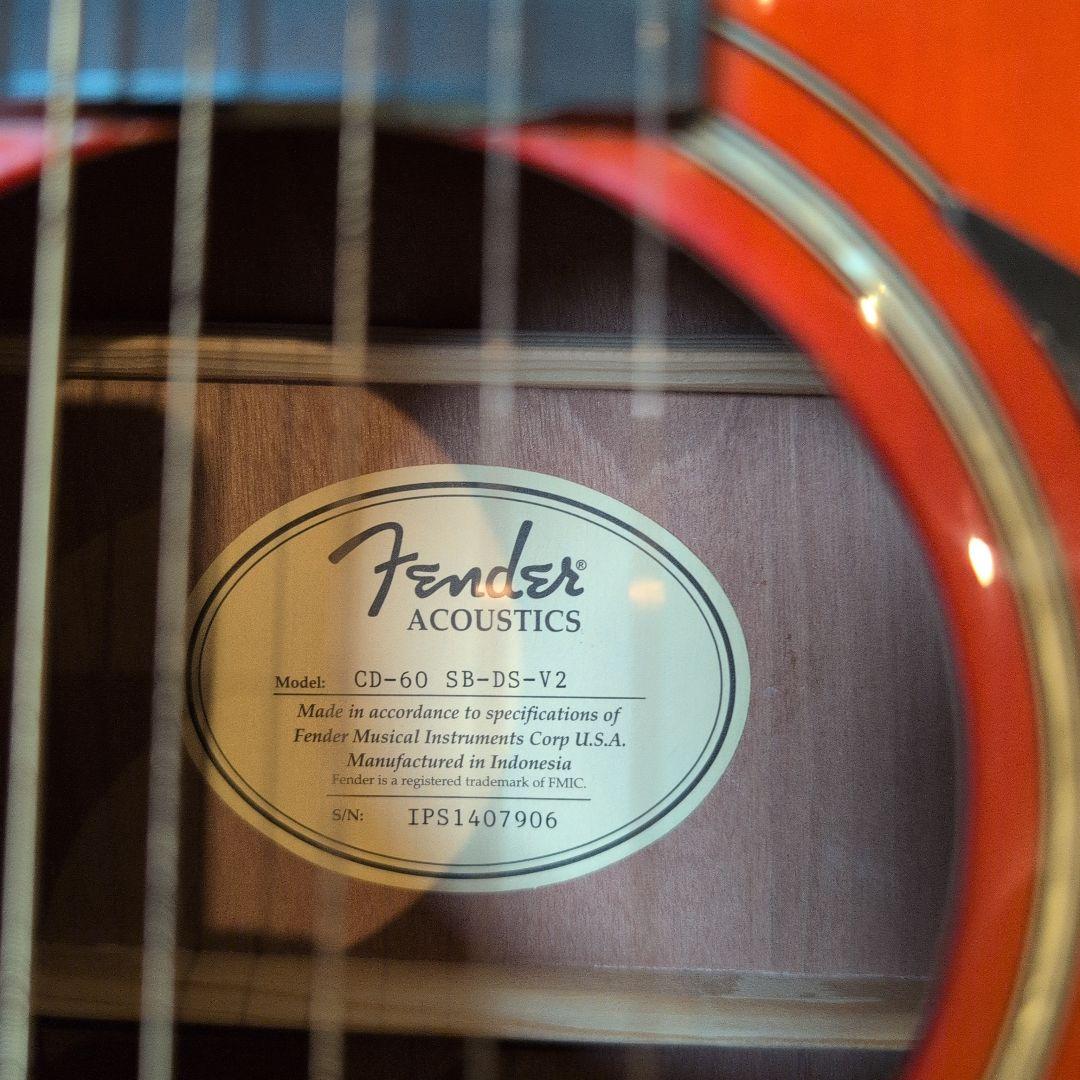 J*T様 Fender CD-60 アコースティックギター ケース付き
