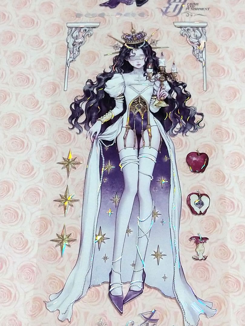 J1145＃至亡灵书(贝壳光)shine切り売り海外人物マステ女の子