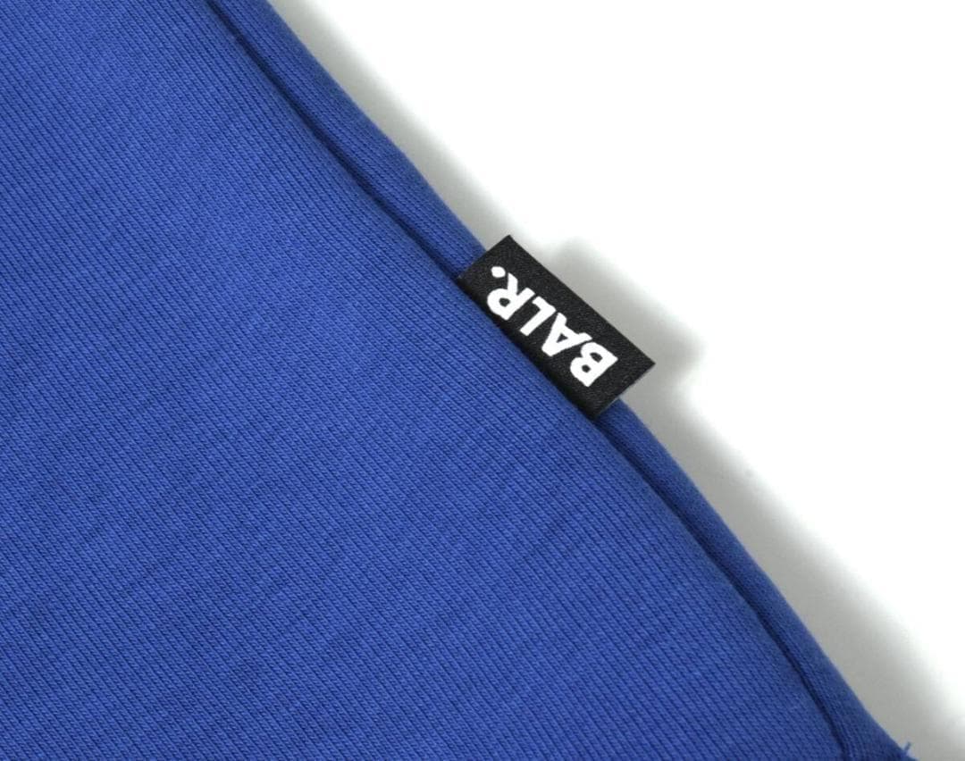 未使用3万 BALR. ボーラー スウェットトレーナー 裏起毛 S ブルー 秋冬