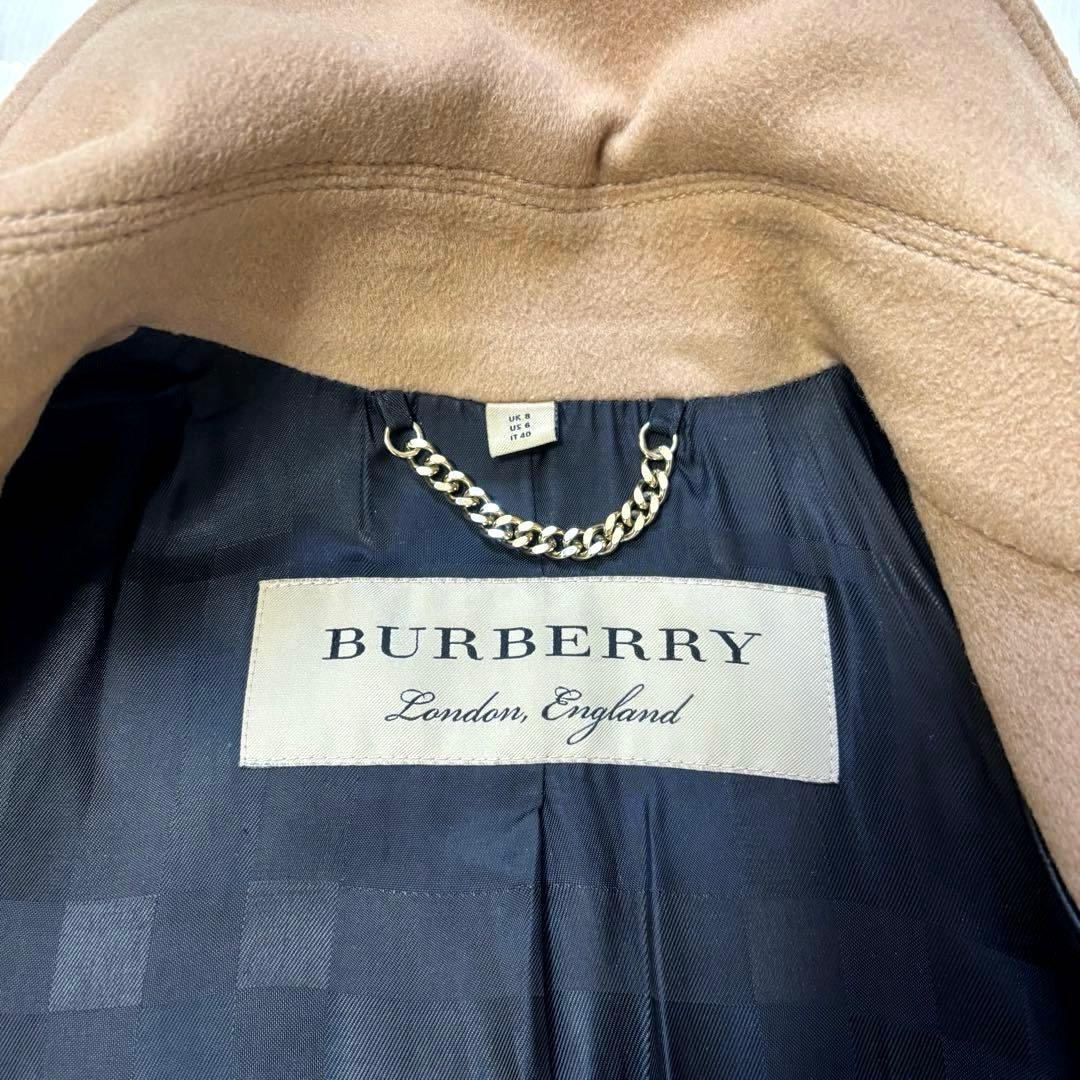 美品☆バーバリーロンドンイングランドウールカシミヤトレンチコート　38