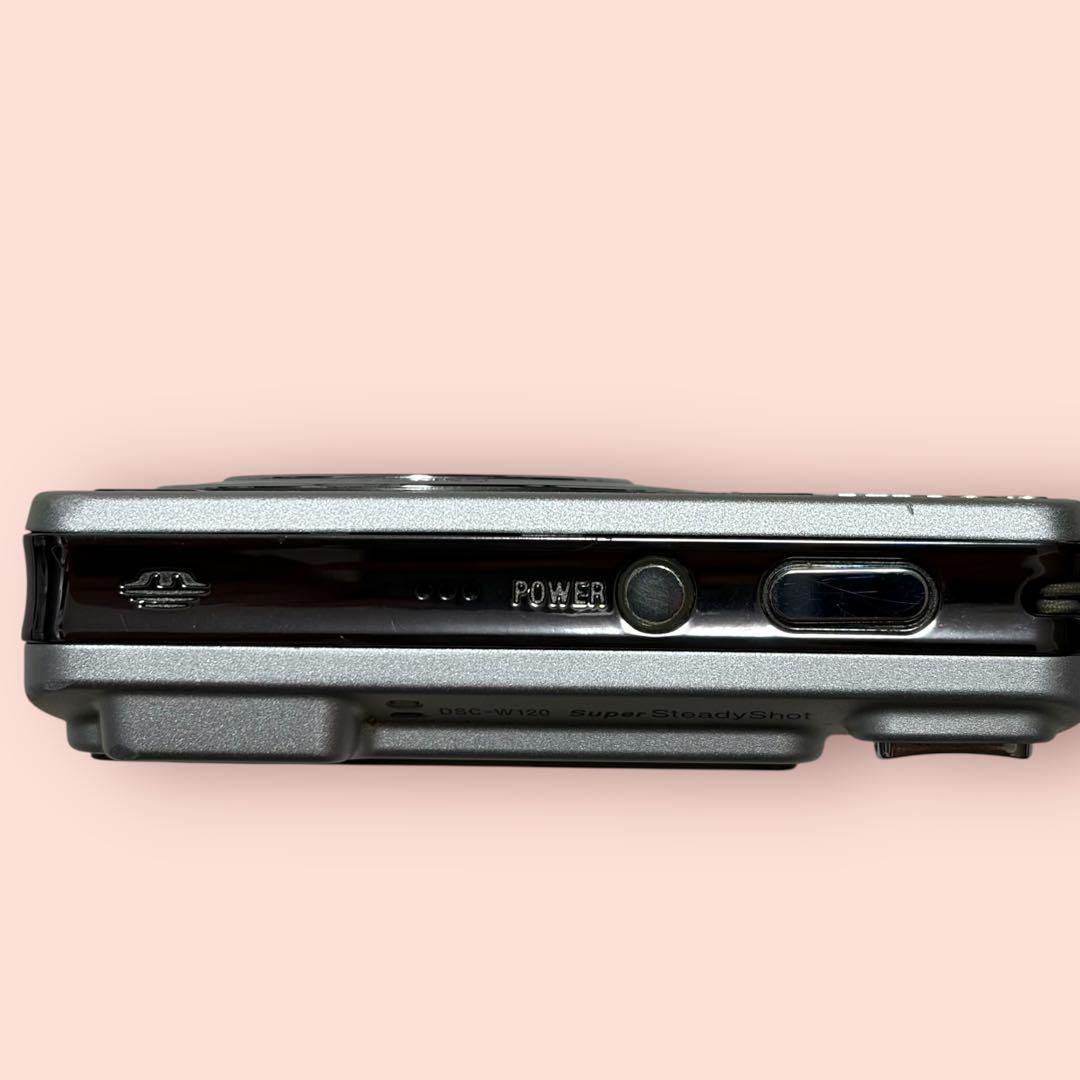 動作確認済　SONY Cyber-shot DSC-W120 バッテリー付属