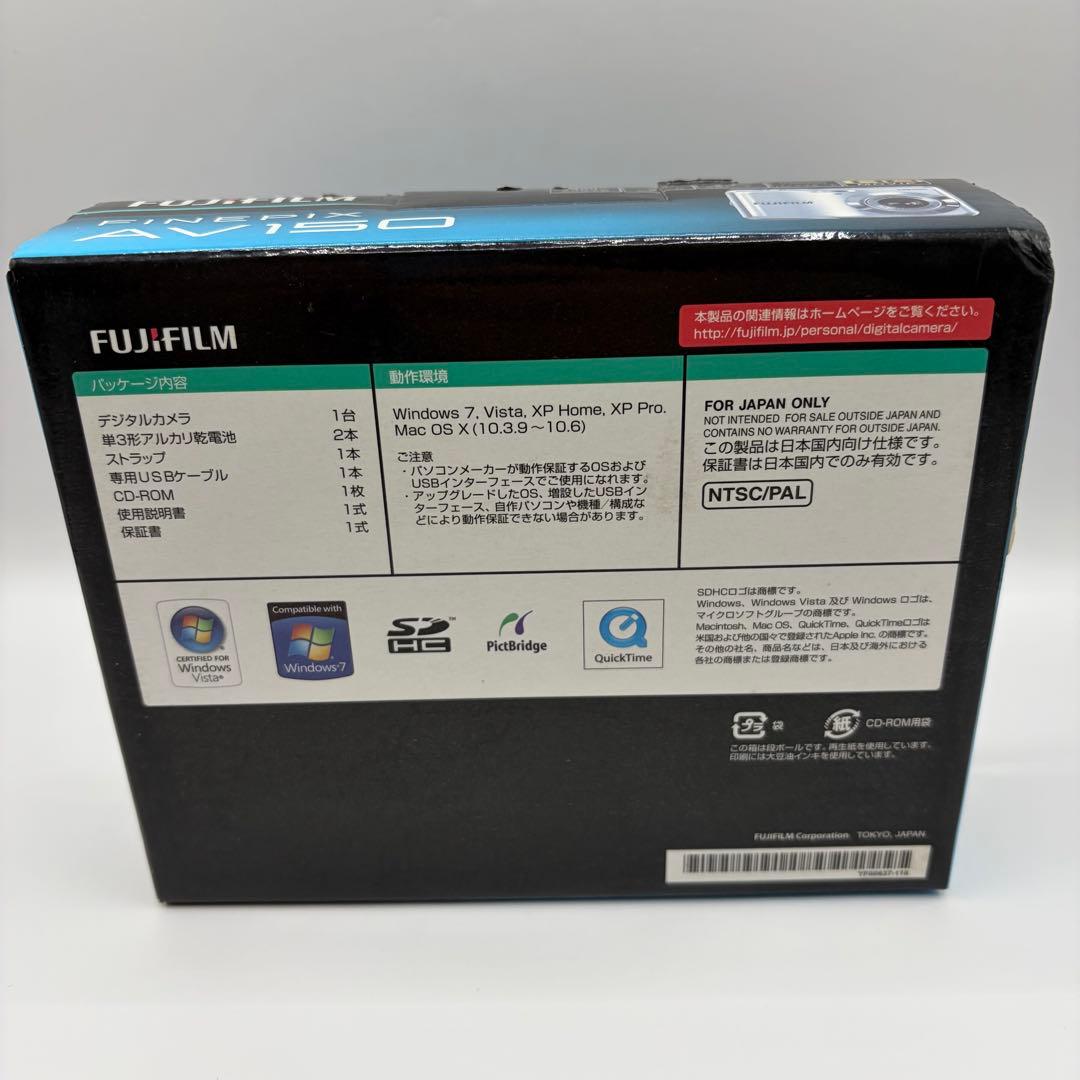 【動作品】FUJIFILM FINEPIX AV150 コンデジ 単三電池式