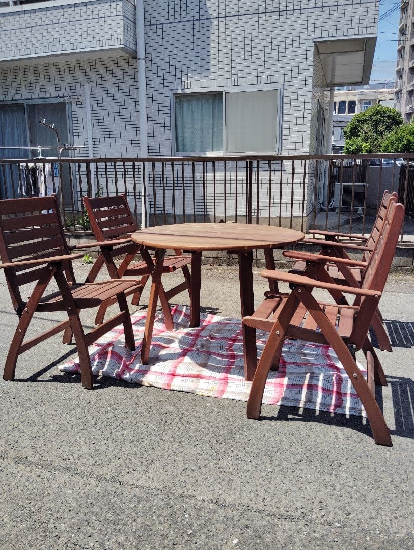 【専用　エース様】⭐️高級ガーデンテーブル&チェア　 東京都/神奈川県送料無料