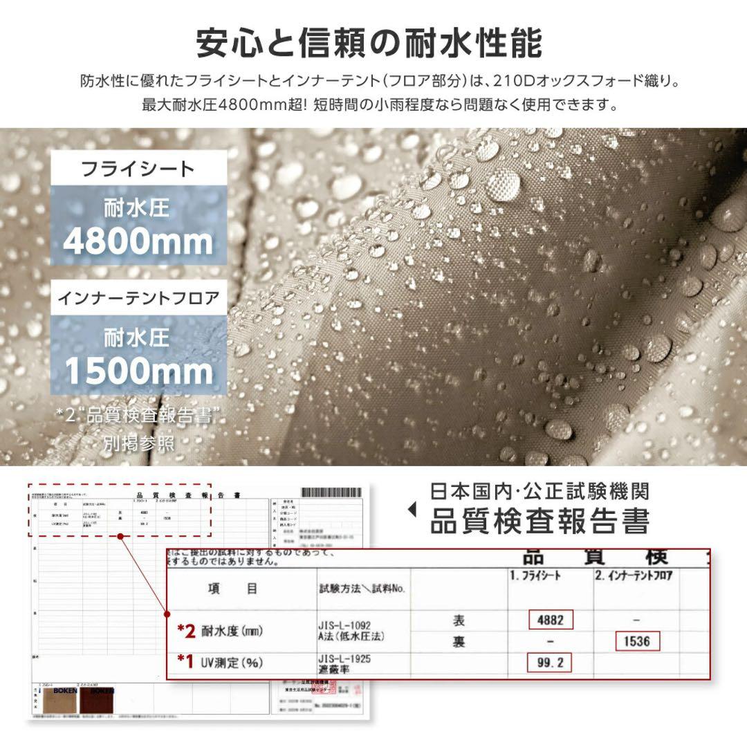 2/7まで限定【新品】South light ツールームテント