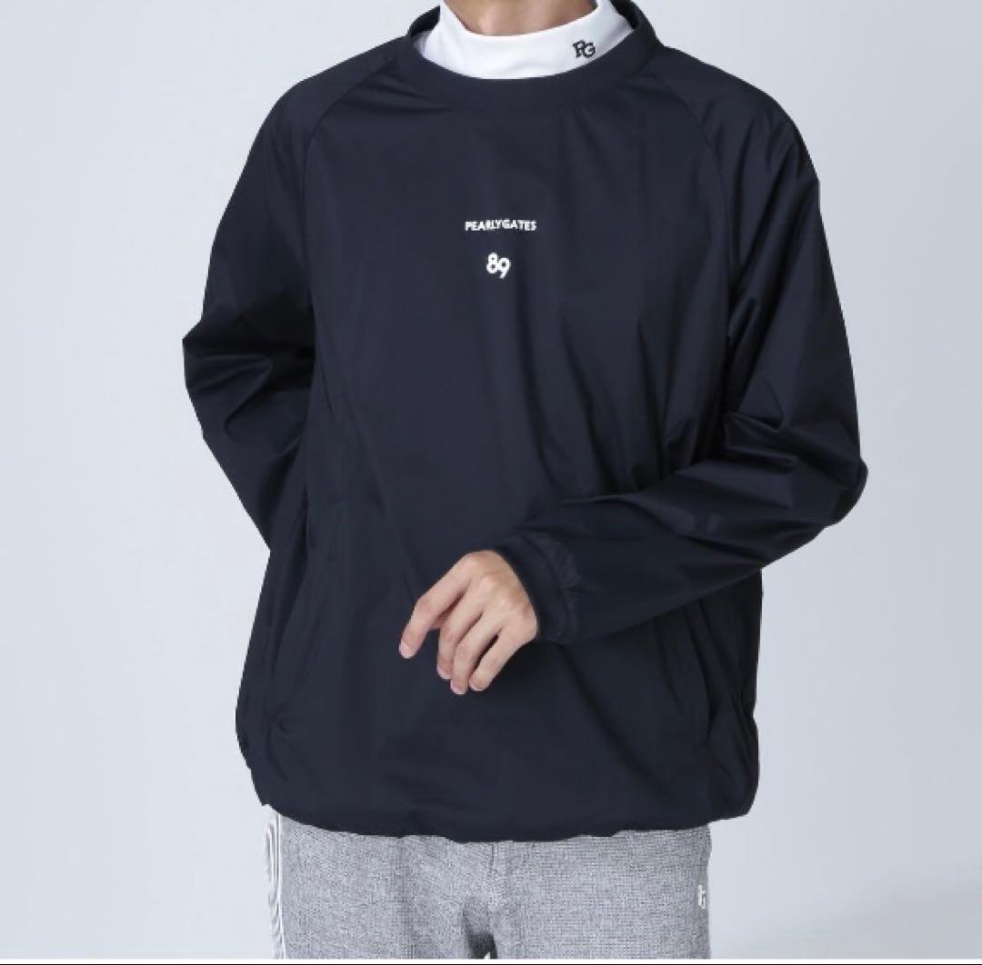 新品 パーリーゲイツ FLEX-IEDストレッチスニードジャック(6)LL/紺